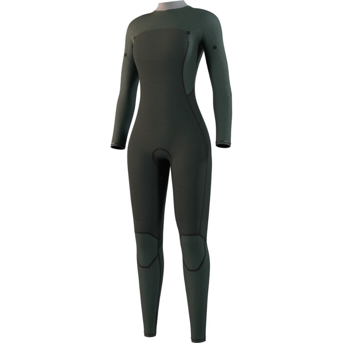 2025 Mystic Mujer Haven 5/3mm Chest Zip Neopreno 35000.250045 - Black